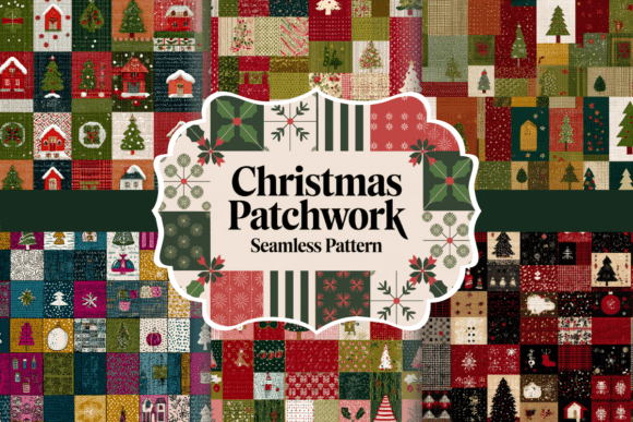 Christmas Patchwork Seamless Pattern: A Creative Holiday Resource