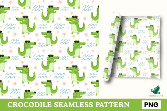 Crocodile Seamless Pattern: A Design Asset with Impact