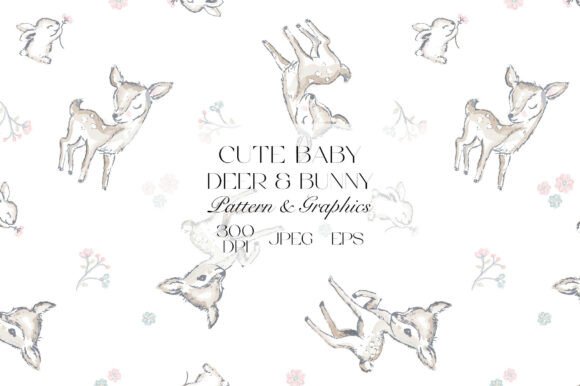 Cute Baby Deer Bunny Pattern: A Versatile Design for Heartwarming Projects