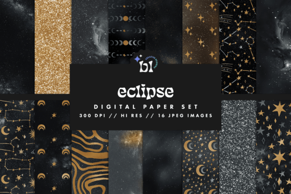 Eclipse Galaxy Digital Paper: A Versatile Resource for Creative Projects
