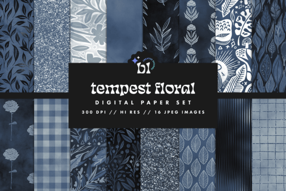 Enhancing Creativity with Tempest Floral Digital Paper: A Must-Have for Modern Designers and Entrepreneurs