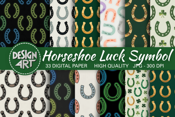 Horseshoe Luck Symbol Pattern: A Versatile Design Element for Good Fortune and Creativity