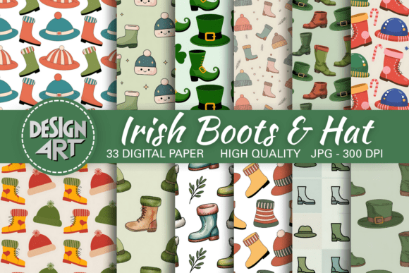 Irish Boots Hat Pattern: A Playful St. Patrick’s Day Design Essential