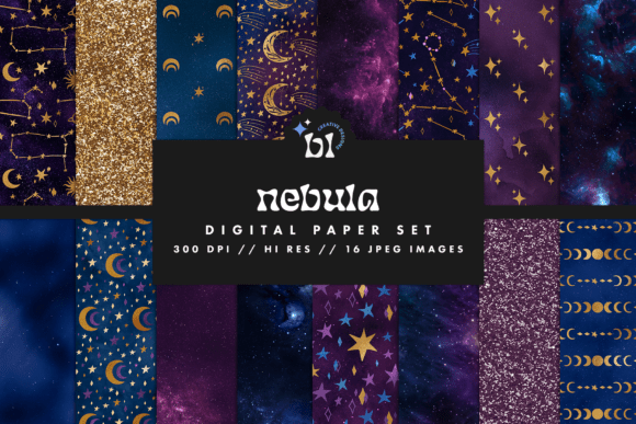 Nebula Galaxy Digital Paper: A Versatile Resource for Creative Projects