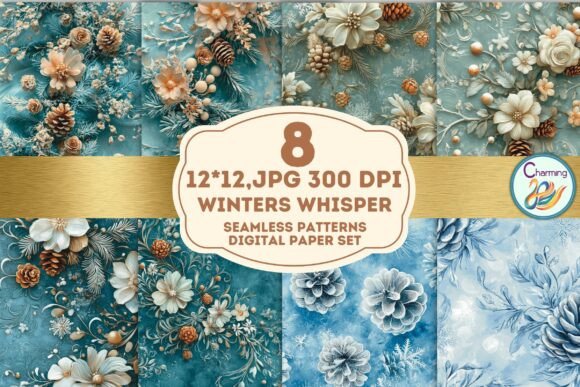 Seamless Paper Winters Whisper: A High-Resolution Design Tool for Seasonal Creativity