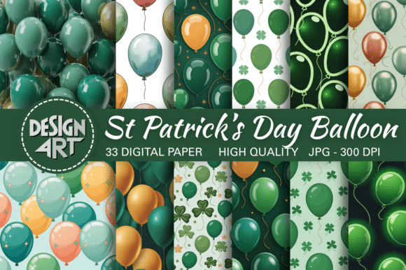 St Patrick’s Day Balloon Pattern: Elevate Your Holiday Designs with Festive Flair