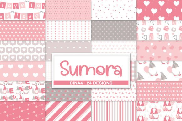 Sumora Valentine Papers: A Versatile Digital Paper Collection