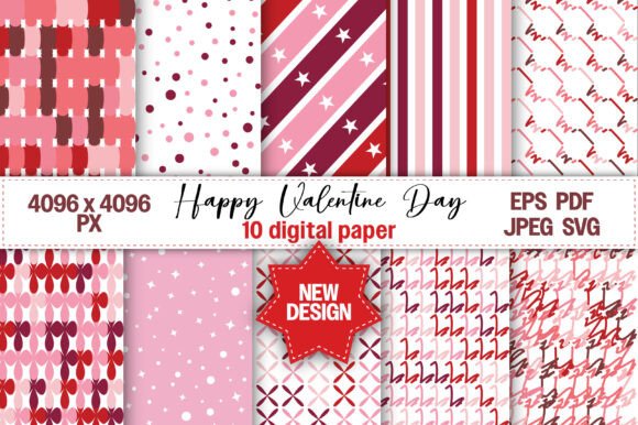 Valentine Pattern Design Backgrounds: A Creative Essential for Modern Valentineās Day Projects